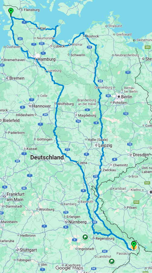Google Maps Tourbild